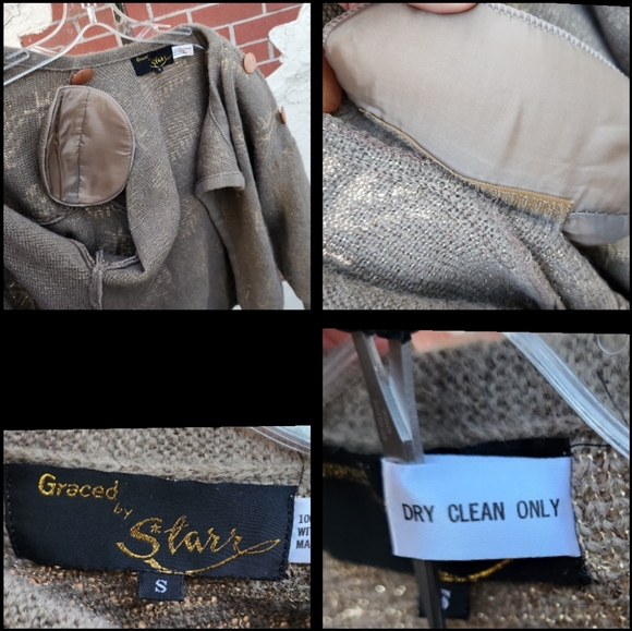 Small FIT Large ! vintage Grace by Starr DUCK bird long sleeve wrap sweater - Picture 15 of 16